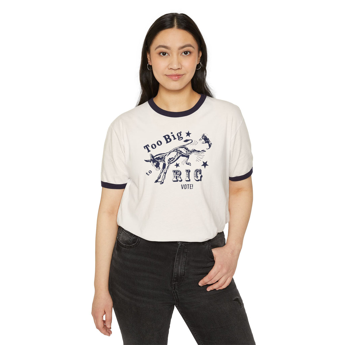 Too Big to Rig Vote - Ringer T-Shirt