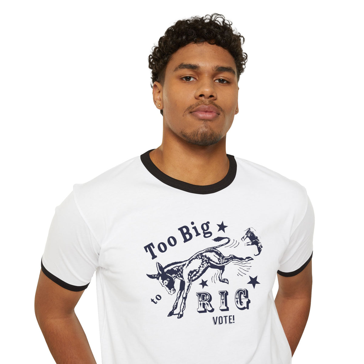 Too Big to Rig Vote - Ringer T-Shirt