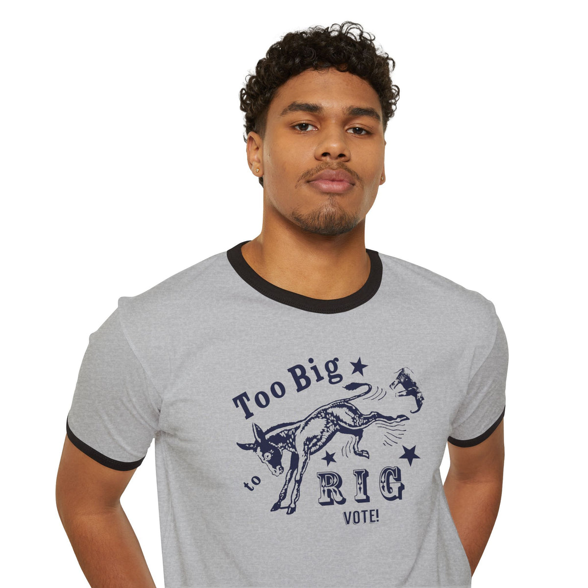 Too Big to Rig Vote - Ringer T-Shirt